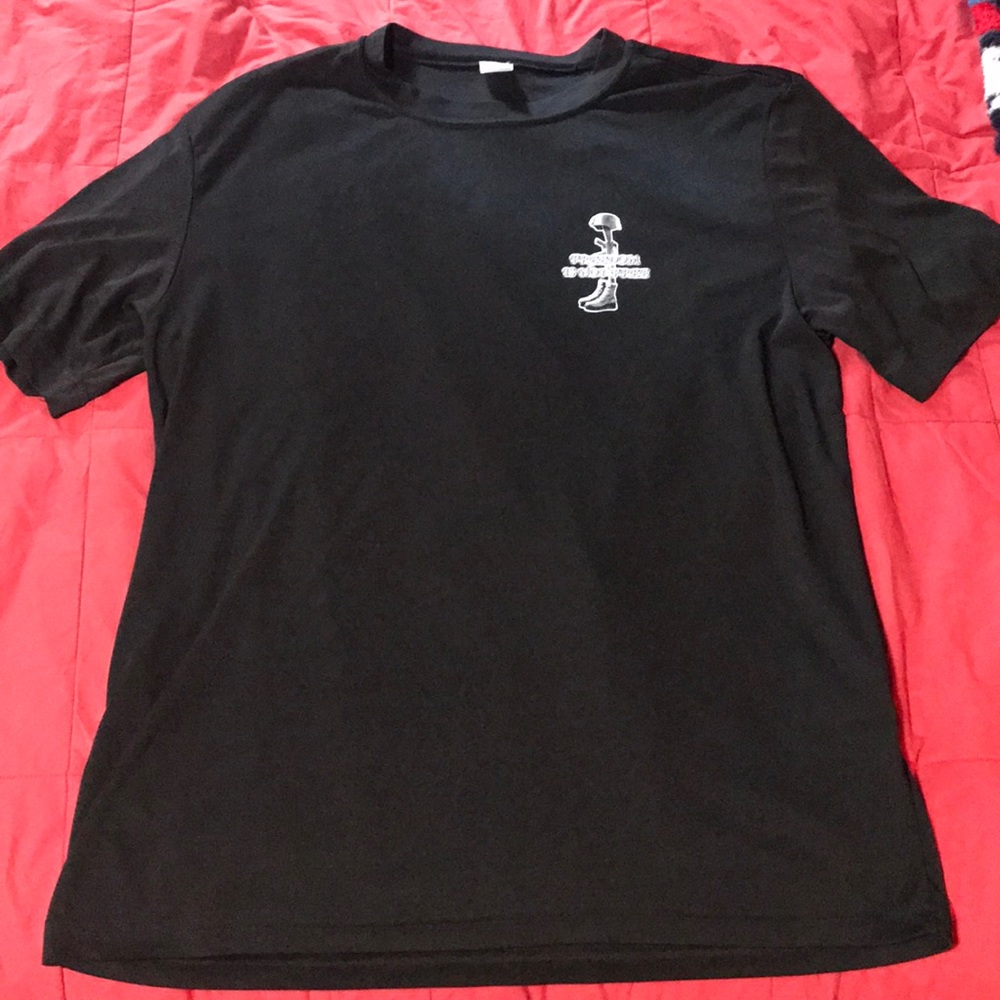 Black marine athletic shirt USMC